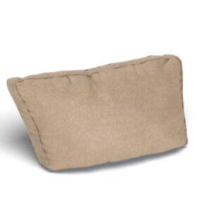 Lovesac Taupe Combed Chenille: Angled Side Pillow Cover